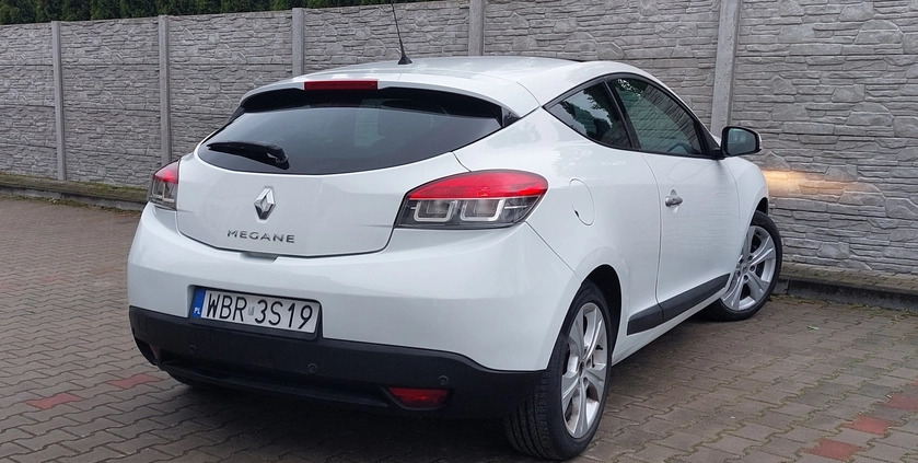 Renault Megane cena 17300 przebieg: 236550, rok produkcji 2009 z Białobrzegi małe 407